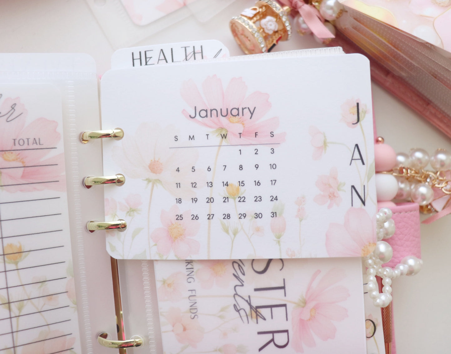 CALENDER MONTHLY INSERT CARDS