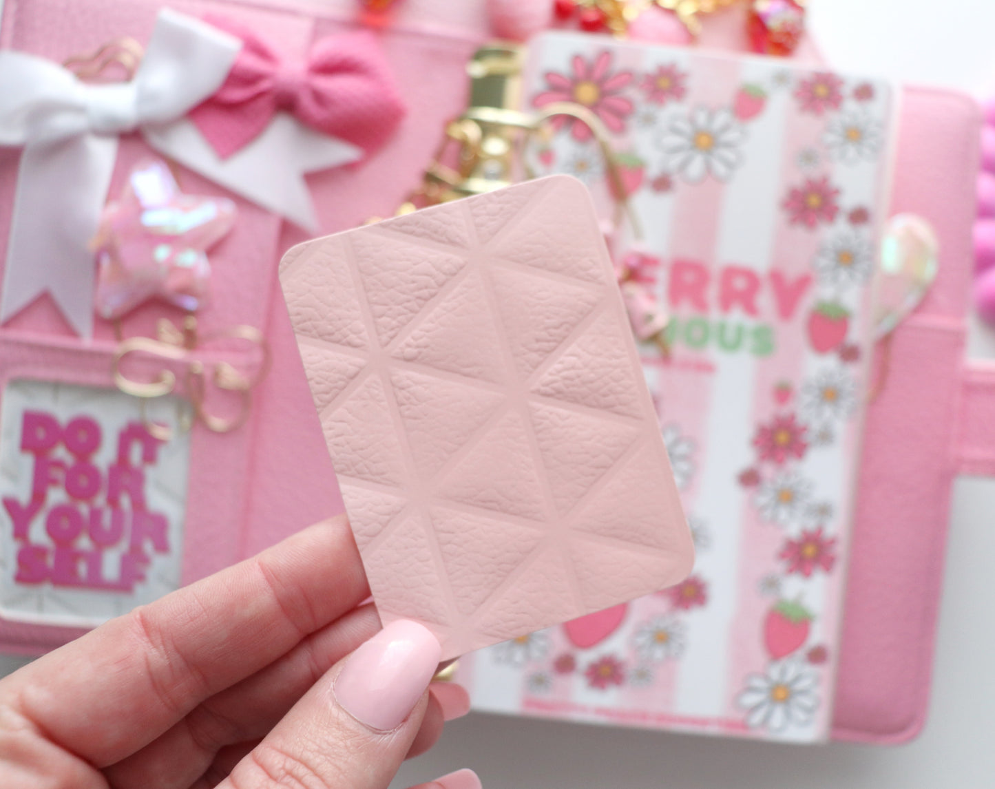 QUILTED BINDER CARD INSERTS