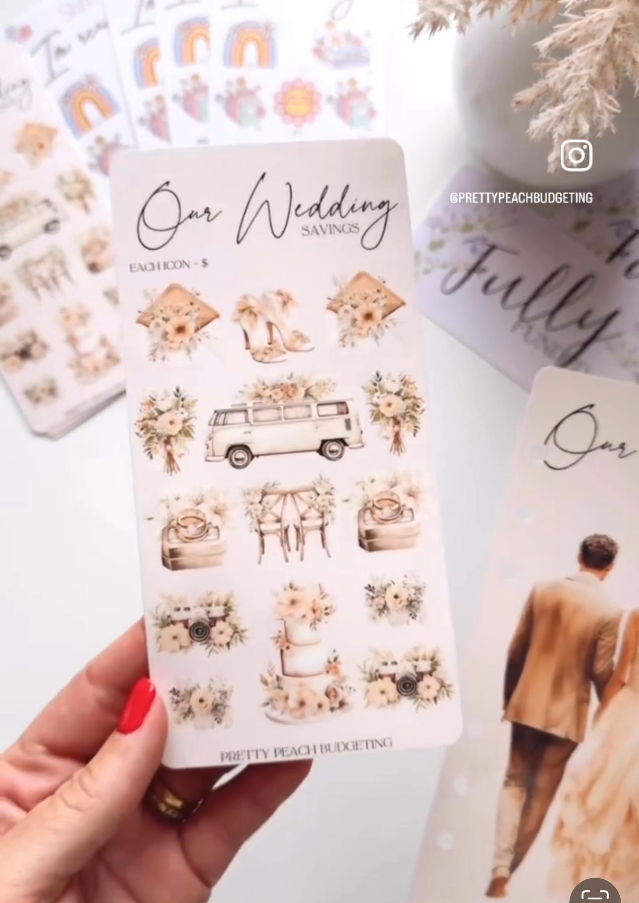 OUR WEDDING SAVINGS TRACKER AND DASHBOARD
