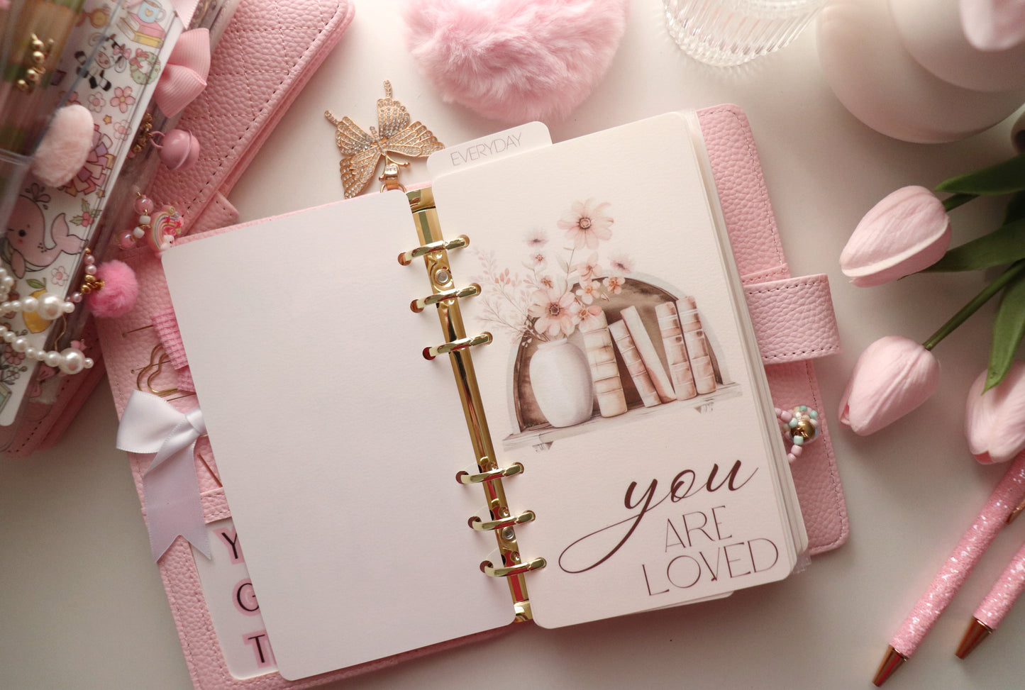 DIGITAL DOWNLOAD- PRETTY PLANNER BINDER SETUP