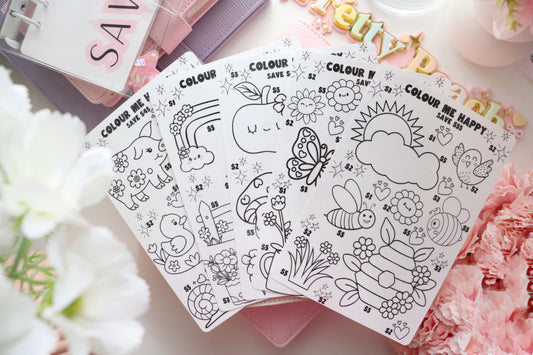 COLOUR ME HAPPY SET OF 5 TRACKERS
