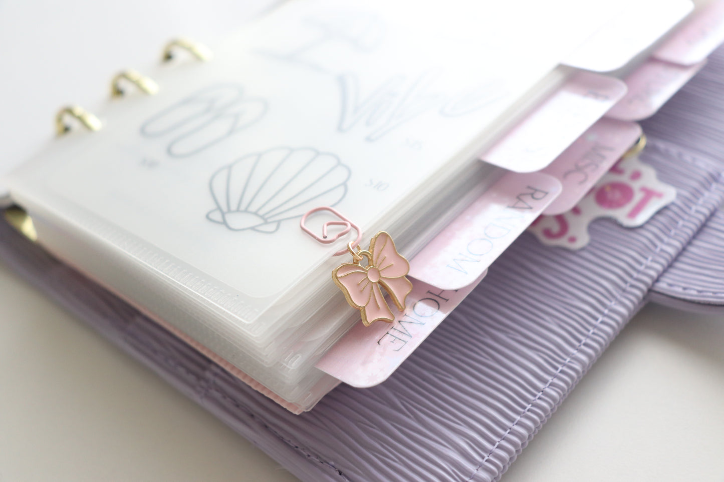 MINI BINDER CHARM