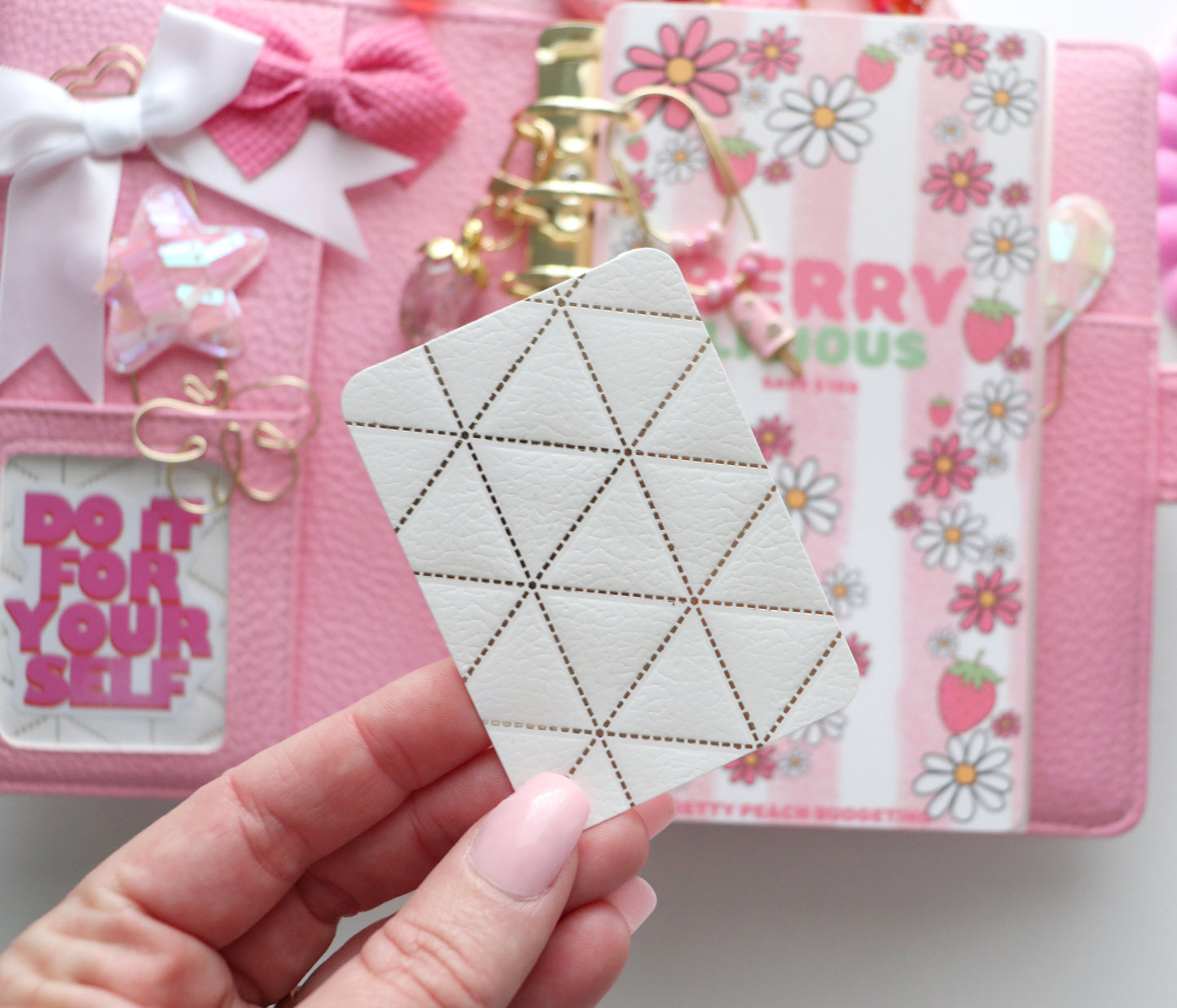 QUILTED BINDER CARD INSERTS