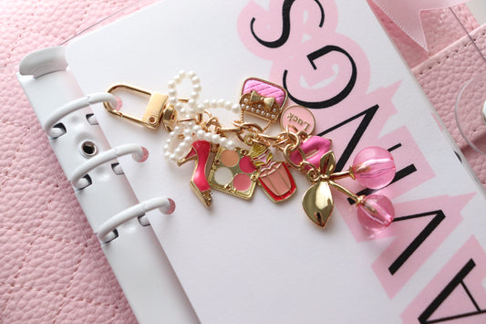 BINDER KEYCHAIN PINK BEAUTY MIX