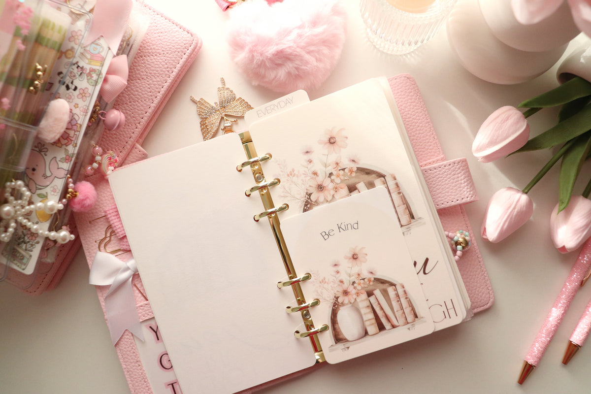 DIGITAL DOWNLOAD- PRETTY PLANNER BINDER SETUP