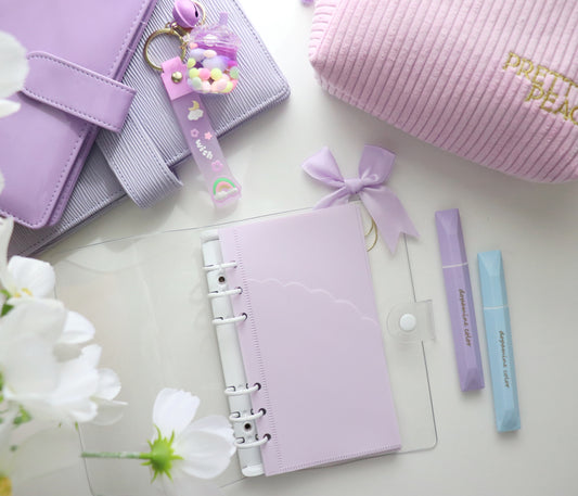 CASH ENVELOPES PURPLE SCALLOPED POCKET (6 PACK)