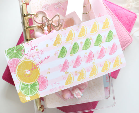 WHEN LIFE GIVES YOU LEMONS DASHBOARD & TRACKER