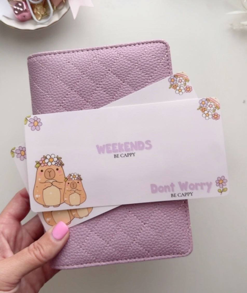 CASH ENVELOPES - NEW DESIGNS - CUSTOM SET x6  (INSERT & ENVELOPES)