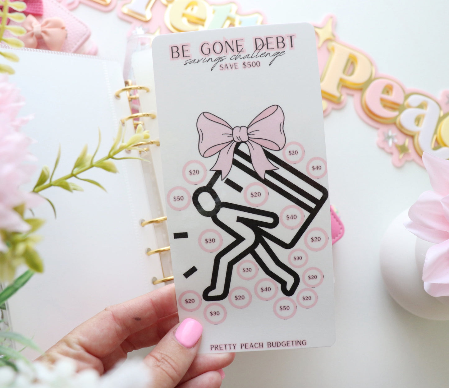 BE GONE DEBT SAVINGS TRACKER