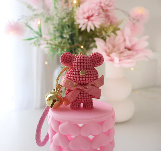 BINDER KEYCHAIN - TEDDY KEYCHAIN