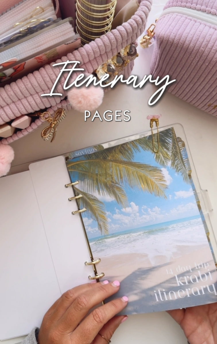 TRAVEL PLANNER A5 PACKAGE