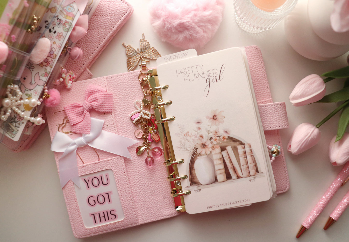 DIGITAL DOWNLOAD- PRETTY PLANNER BINDER SETUP