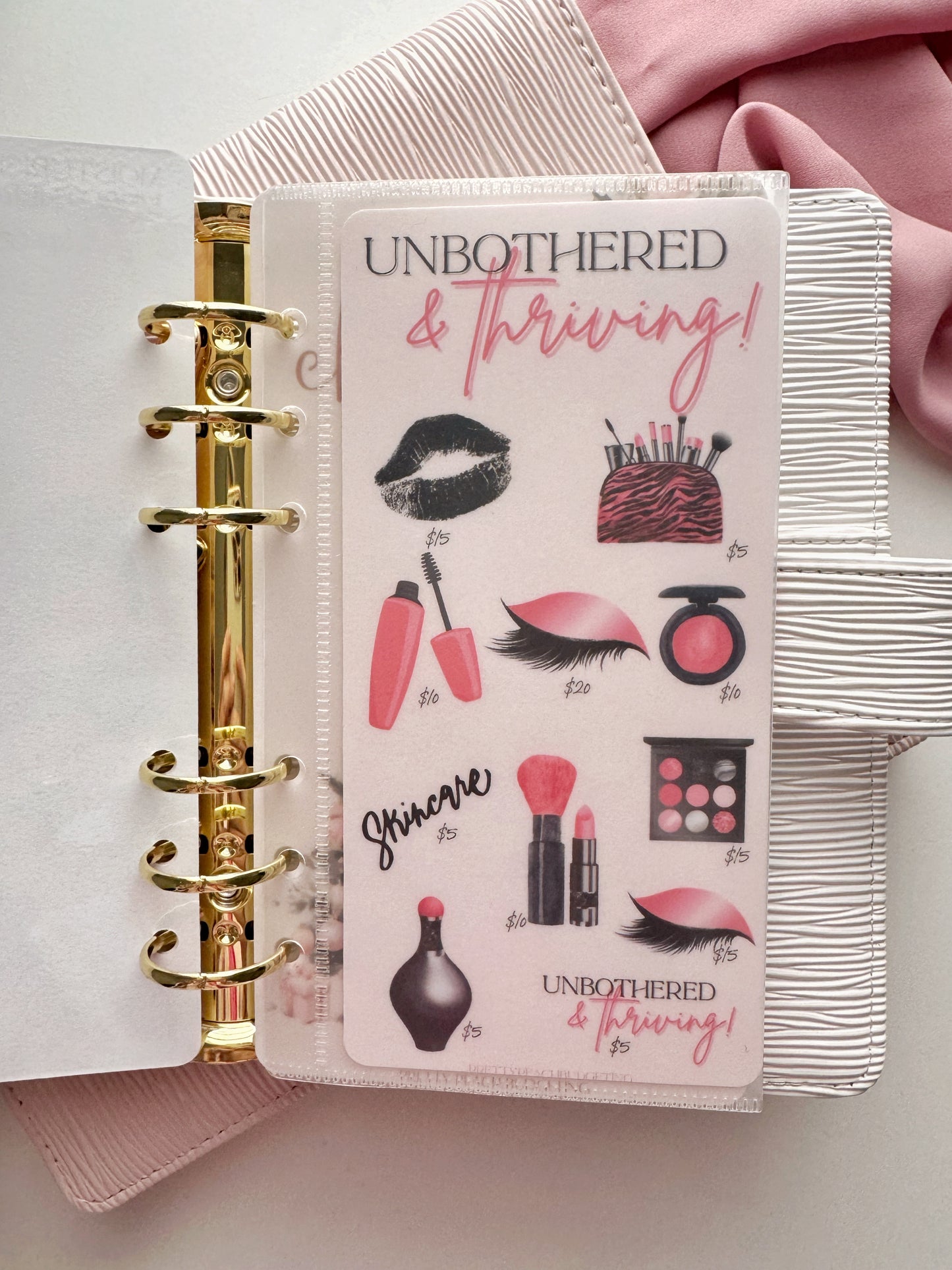 UNBOTHERED & THRIVING DASHBOARD & TRACKER