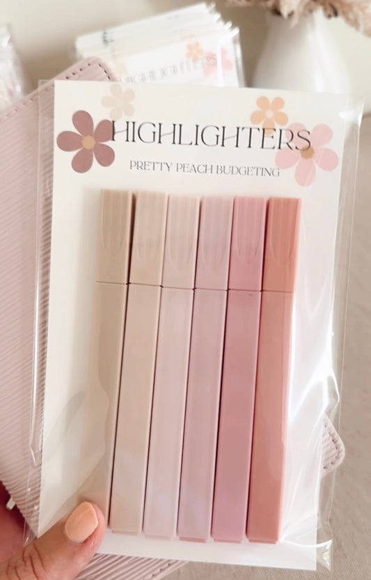 HIGHLIGHTERS - PINK AND BLUE