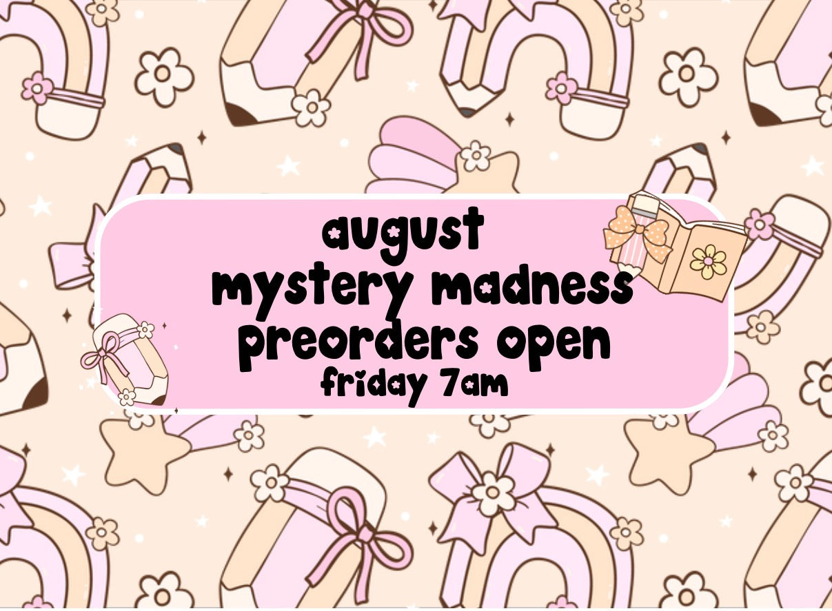 AUGUST MYSTERY MADNESS BOX
