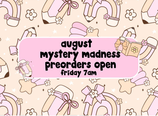AUGUST MYSTERY MADNESS BOX