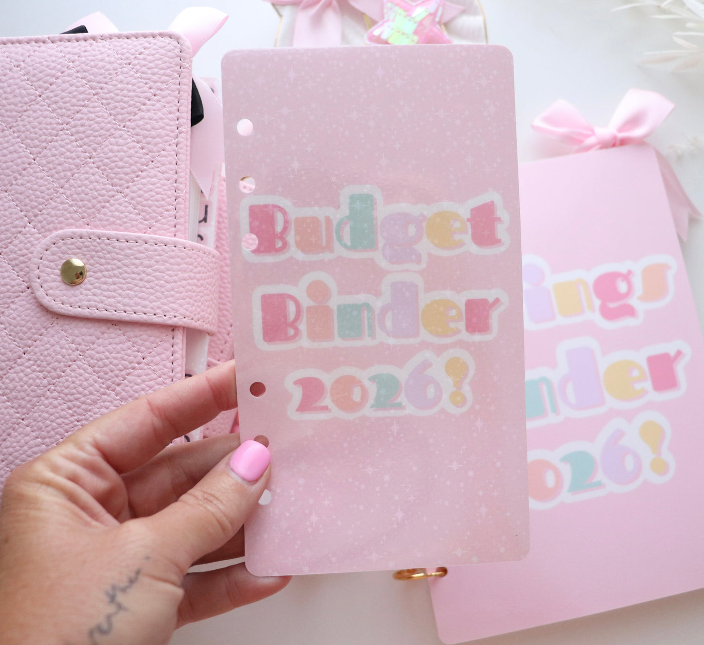 DASHBOARD & 6 CUSTOM ENVELOPES -  BRIGHT & BUBBLY