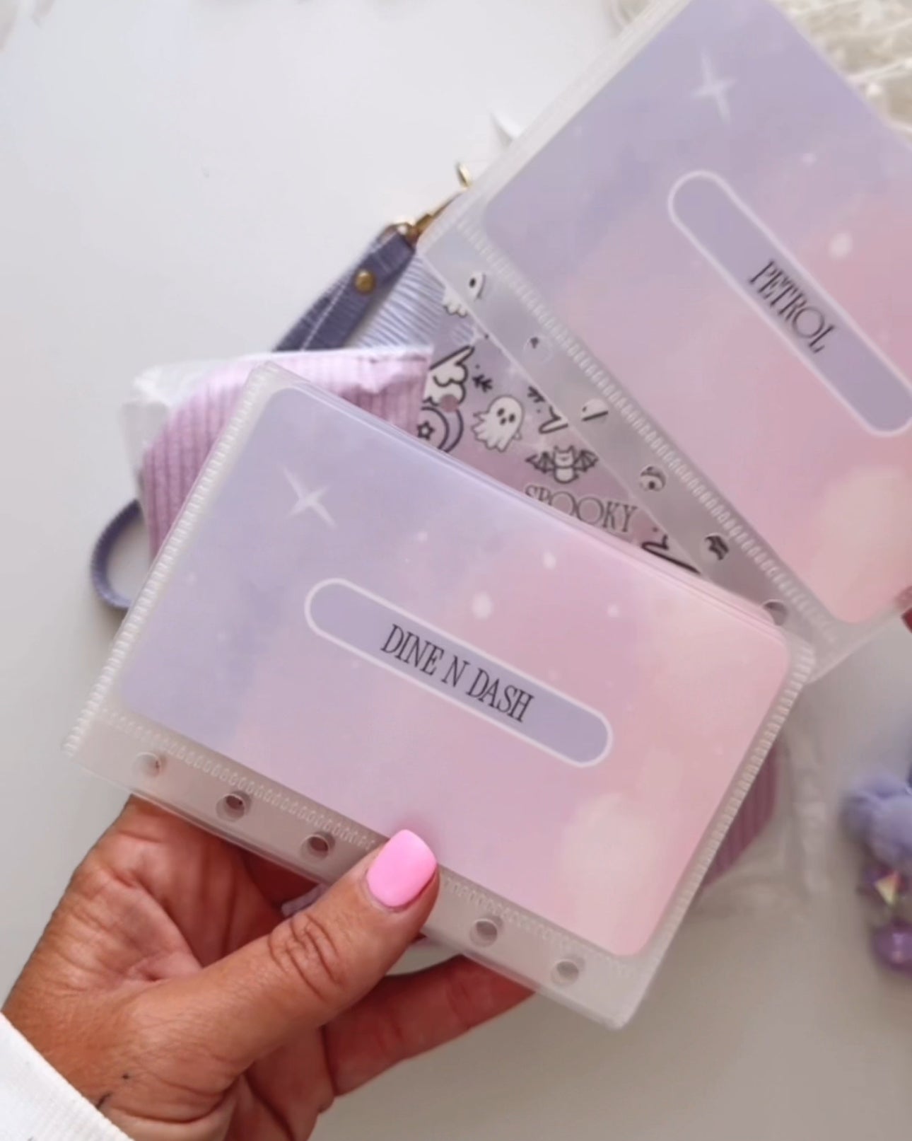 DASHBOARD & 6 A7 CUSTOM ENVELOPES STARRY PURPLE