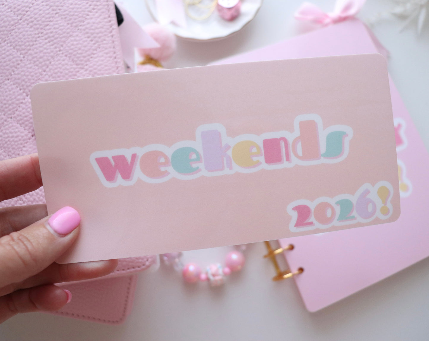 DASHBOARD & 6 CUSTOM ENVELOPES -  BRIGHT & BUBBLY