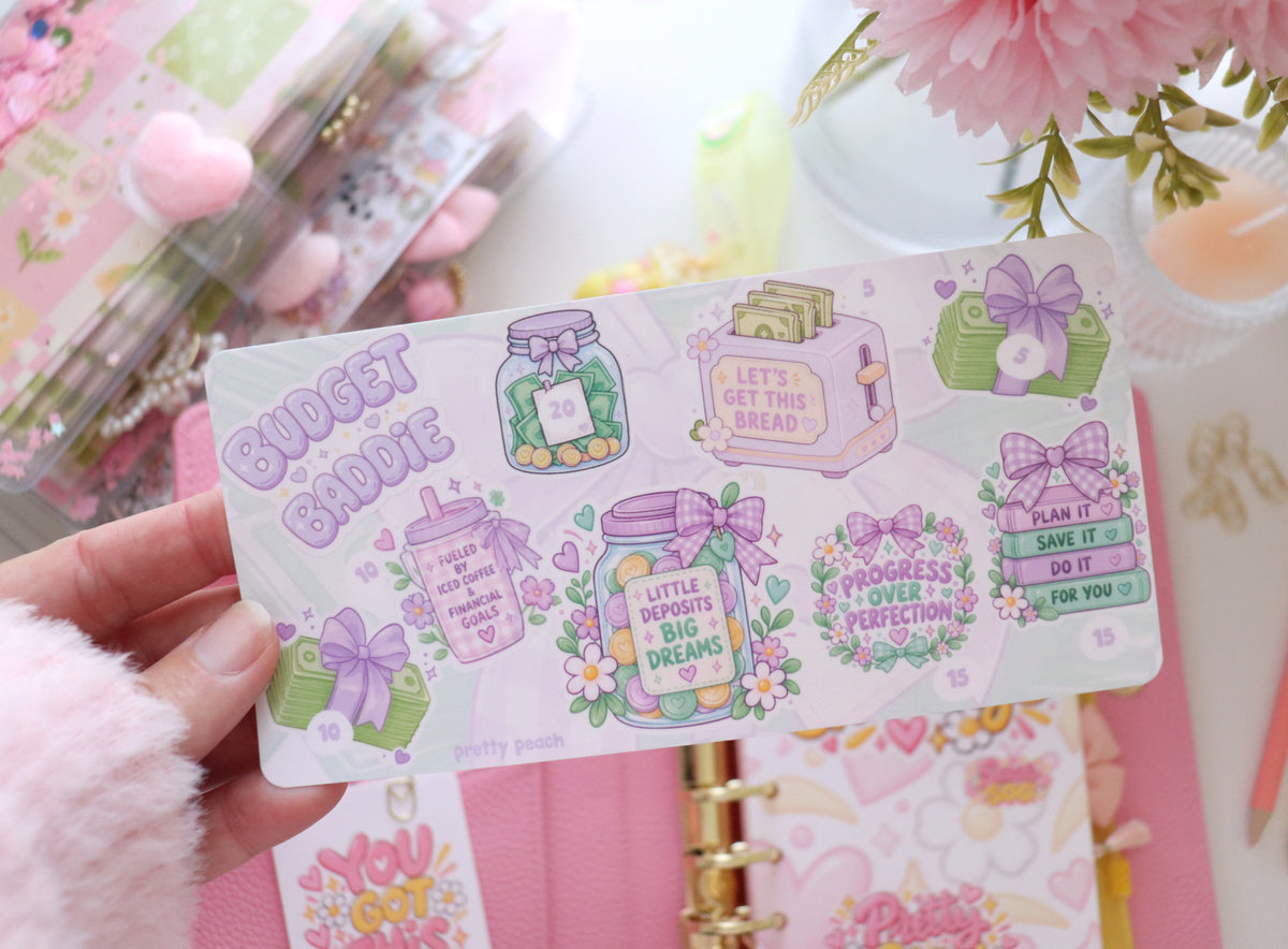 BUDGET BADDIE PURPLE SAVINGS TRACKER