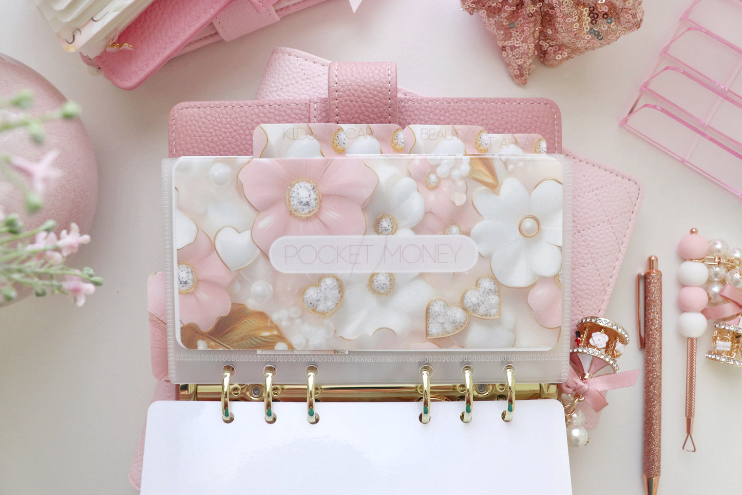 DASHBOARD & 6 CUSTOM ENVELOPES PETALS