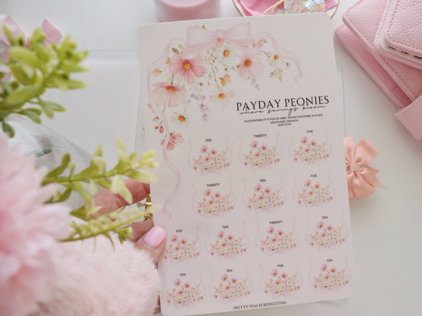 PETALS & PAYDAYS - A5 CHALLENGE