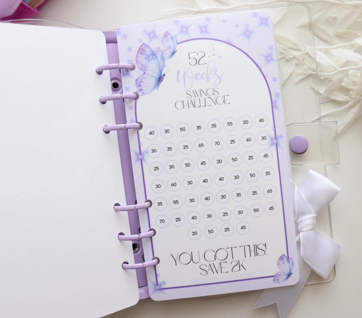 52 WEEKS CHALLENGE PURPLE