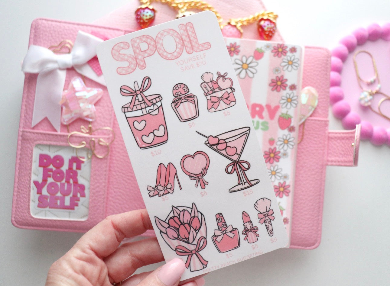 DIGITAL DOWNLOAD- TREAT YOURSELF TRACKERS SET