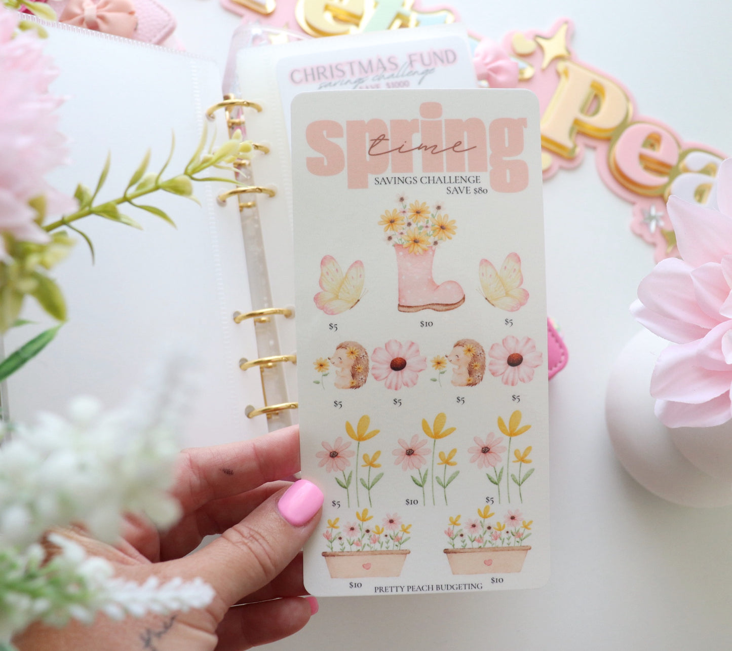 SEASONS SAVINGS TRACKER SET OF 4