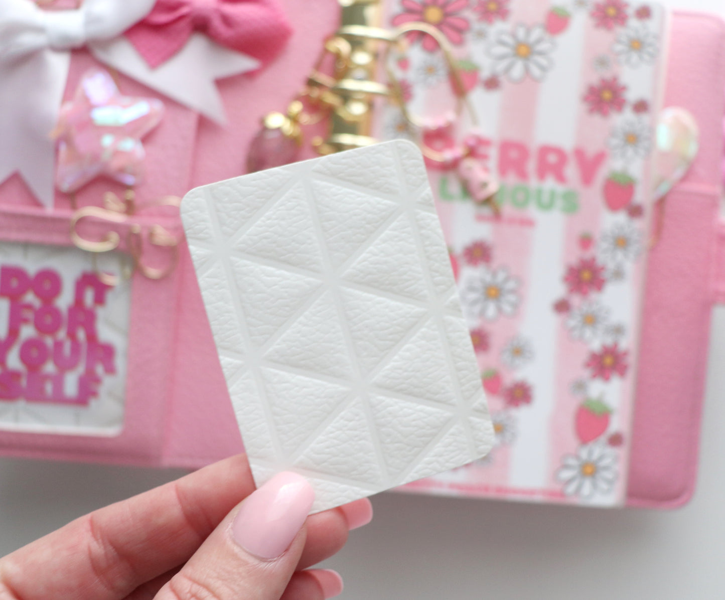 QUILTED BINDER CARD INSERTS