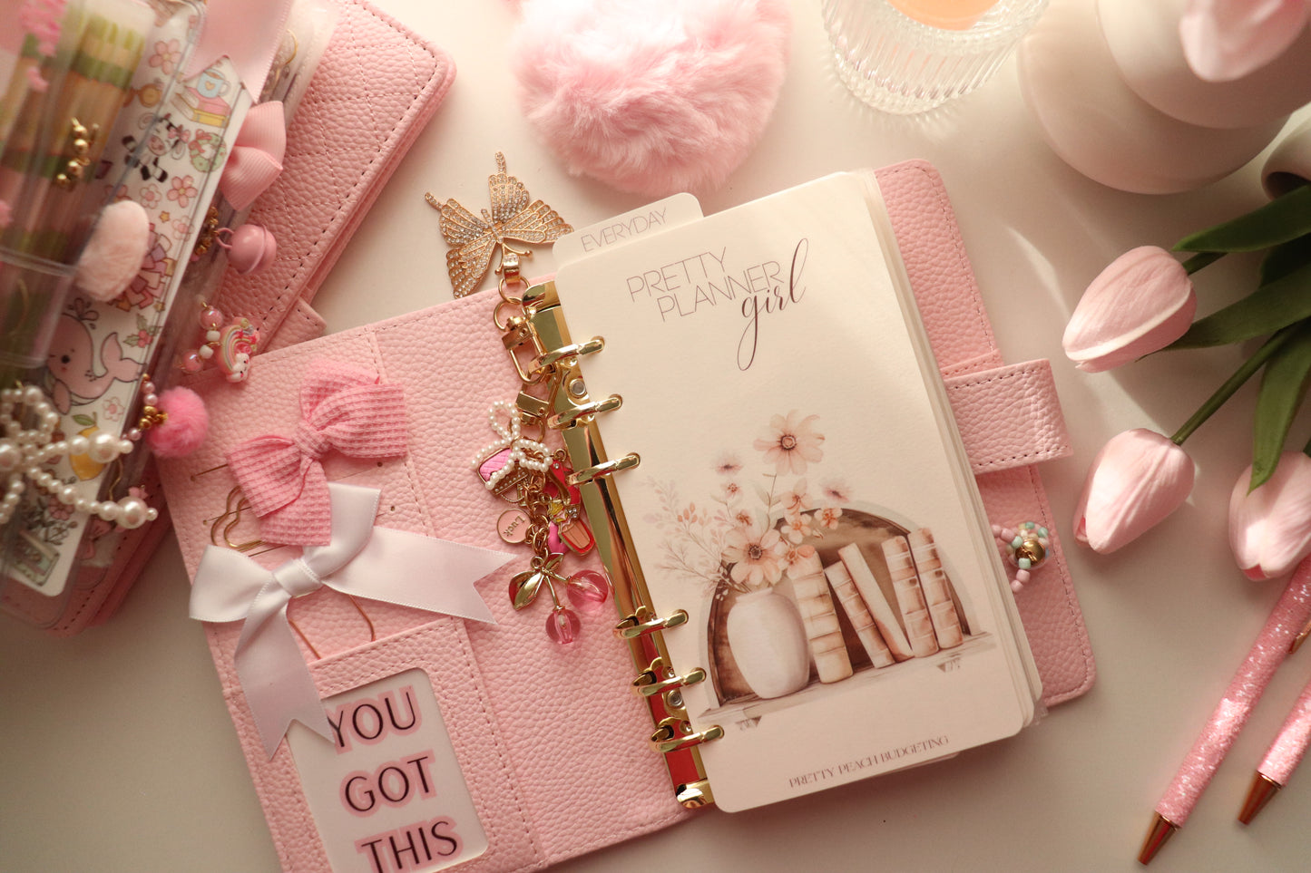 DIGITAL DOWNLOAD- PRETTY PLANNER BINDER SETUP