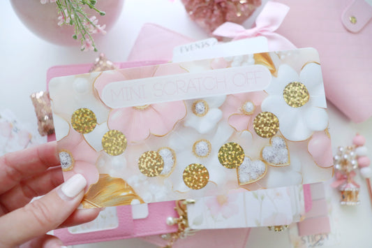 SCRATCH OFF - PETALS SAVING TRACKER