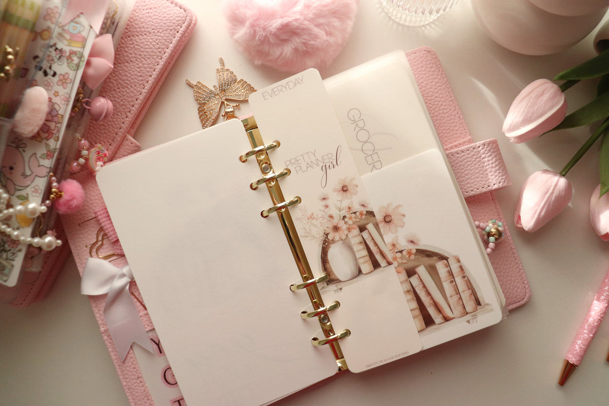 DIGITAL DOWNLOAD- PRETTY PLANNER BINDER SETUP