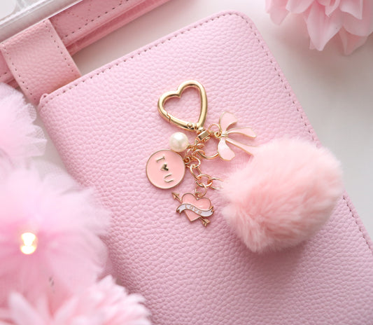 BINDER KEYCHAIN - POM POM LOVE