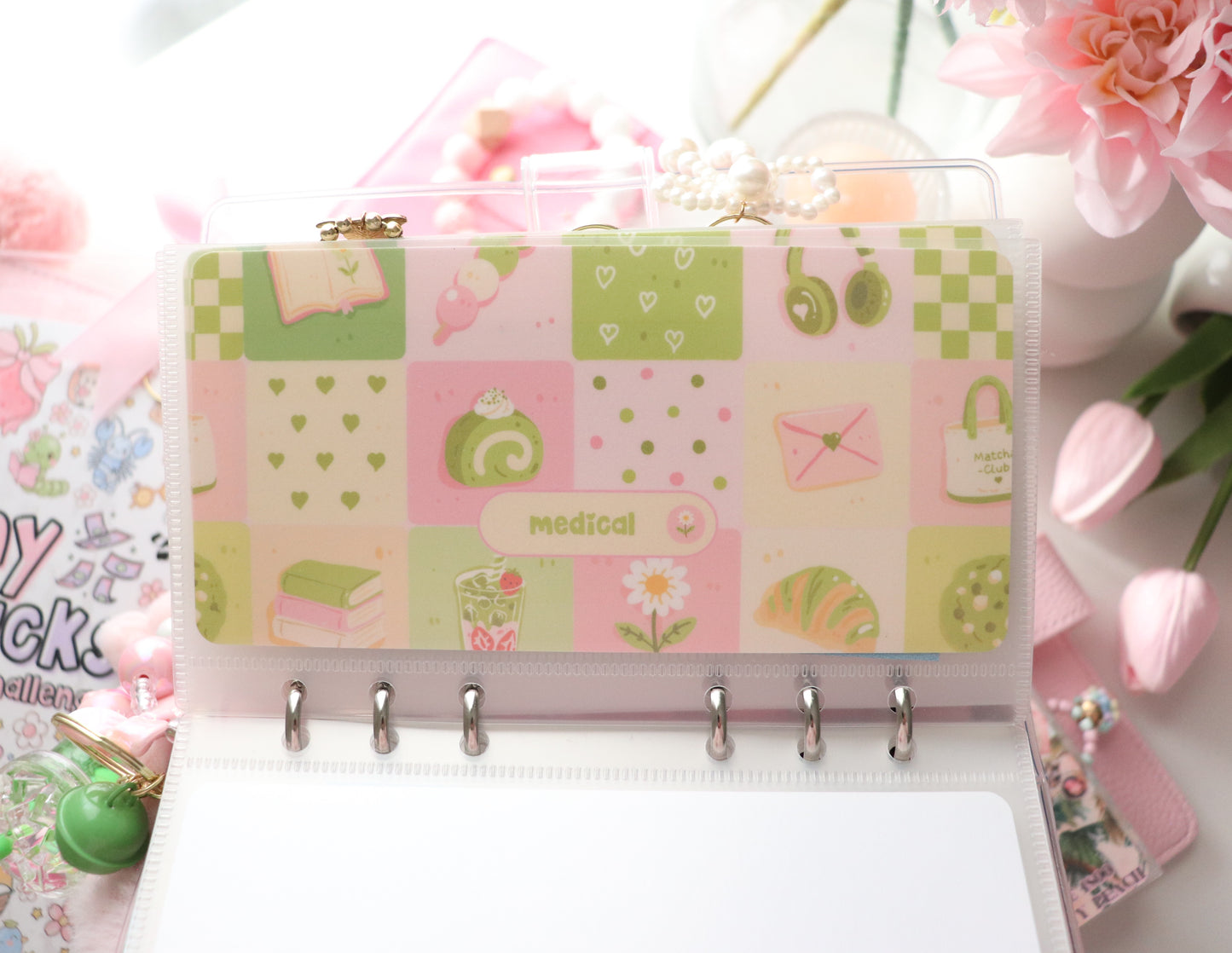 DASHBOARD & 6 CUSTOM ENVELOPES - MATCHA