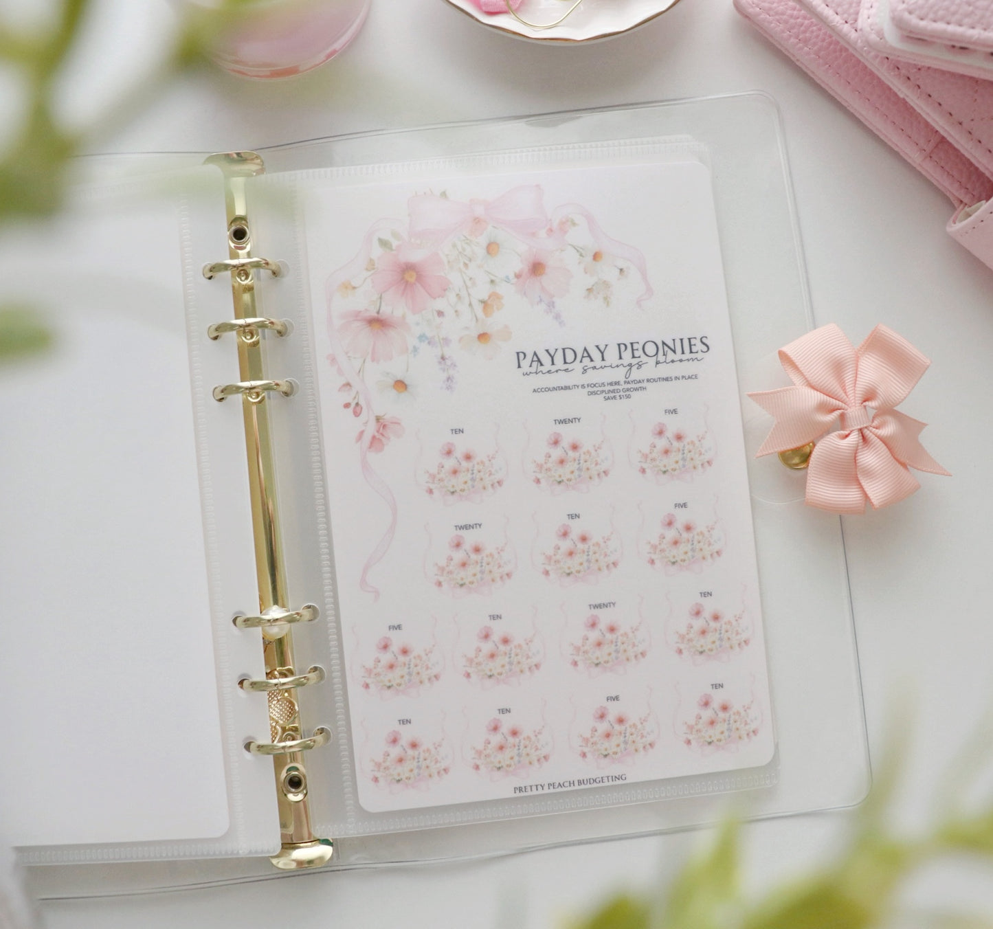 PETALS & PAYDAYS - A5 CHALLENGE