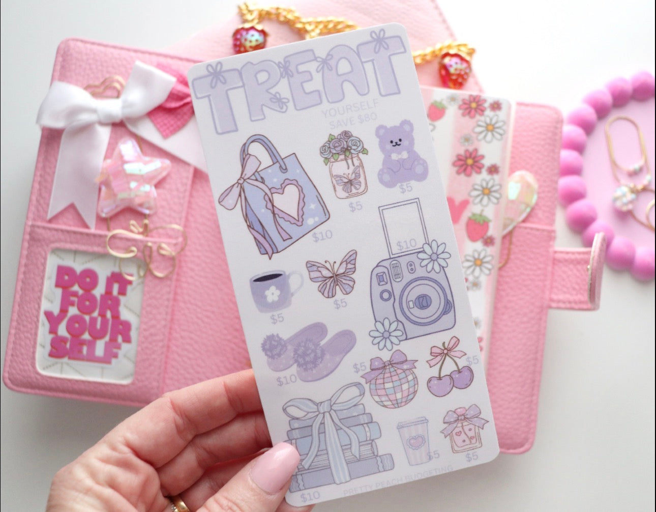 DIGITAL DOWNLOAD- TREAT YOURSELF TRACKERS SET