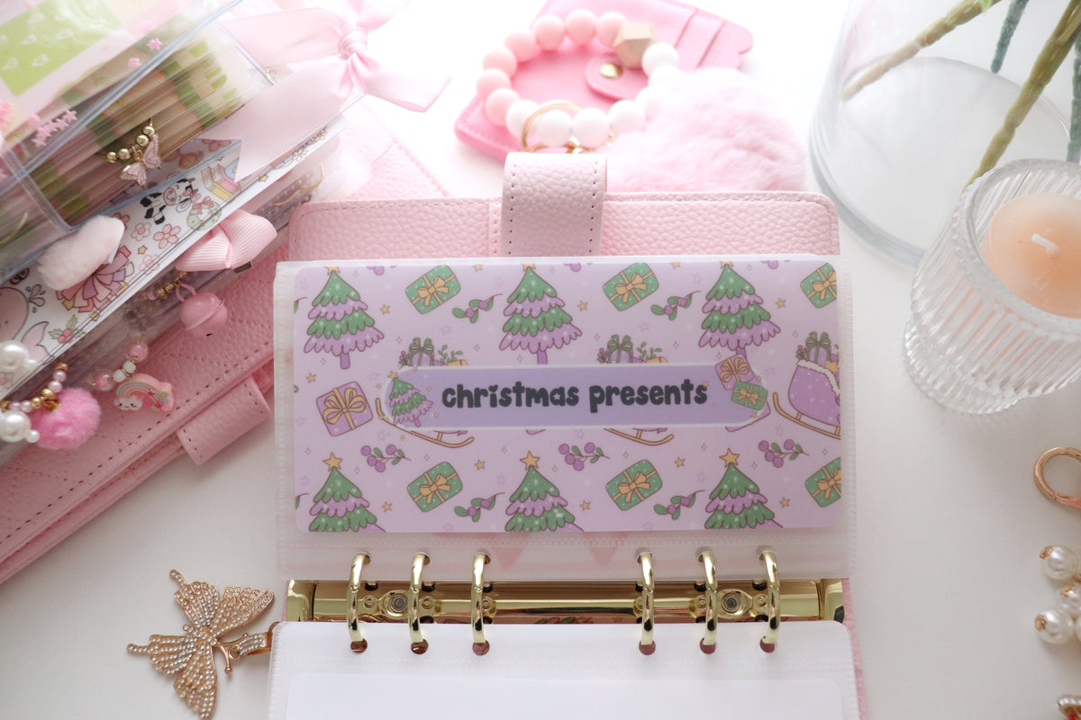DASHBOARD & 6 CUSTOM ENVELOPES - XMAS IN JULY THEME