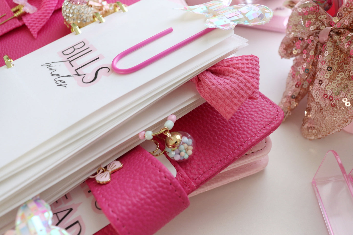 BINDER PAPERCLIP - PASTELS SEQUIN