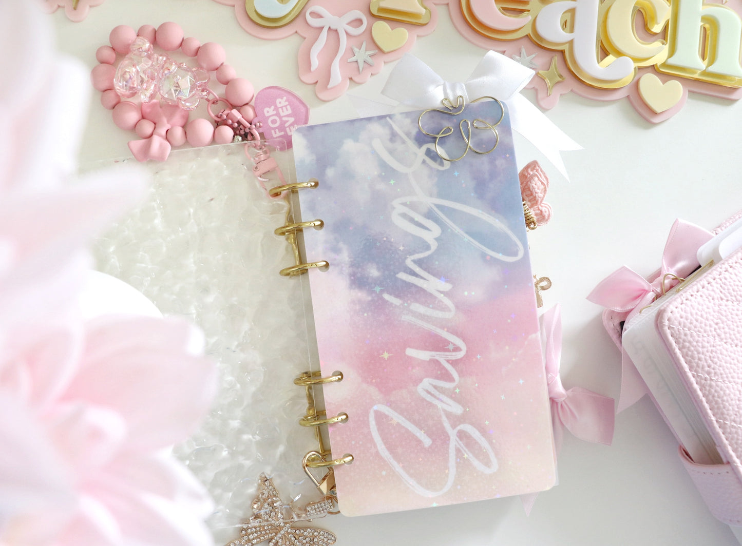PASTEL GLITTER SAVINGS DASHBOARD